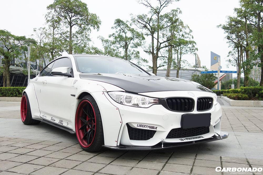 2014-2020 BMW F82/F83 M4 DE Style Front Lip - Carbonado