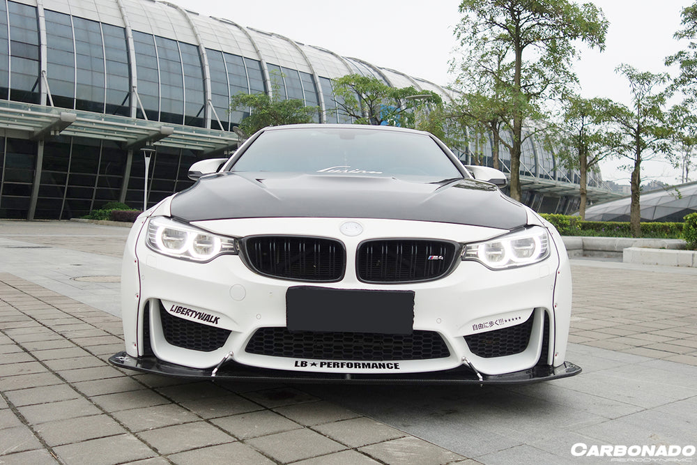 2014-2020 BMW F82/F83 M4 DE Style Front Lip - Carbonado