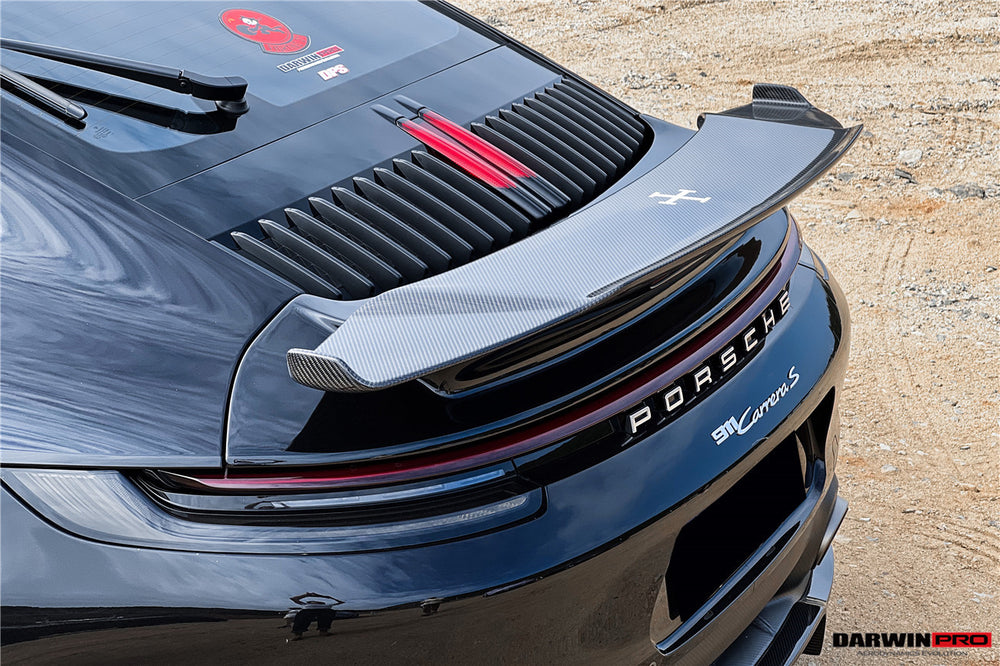 2019-2023 Porsche 911 992 Targa / Cabriolet BKSSII Style Trunk Wing - DarwinPRO Aerodynamics