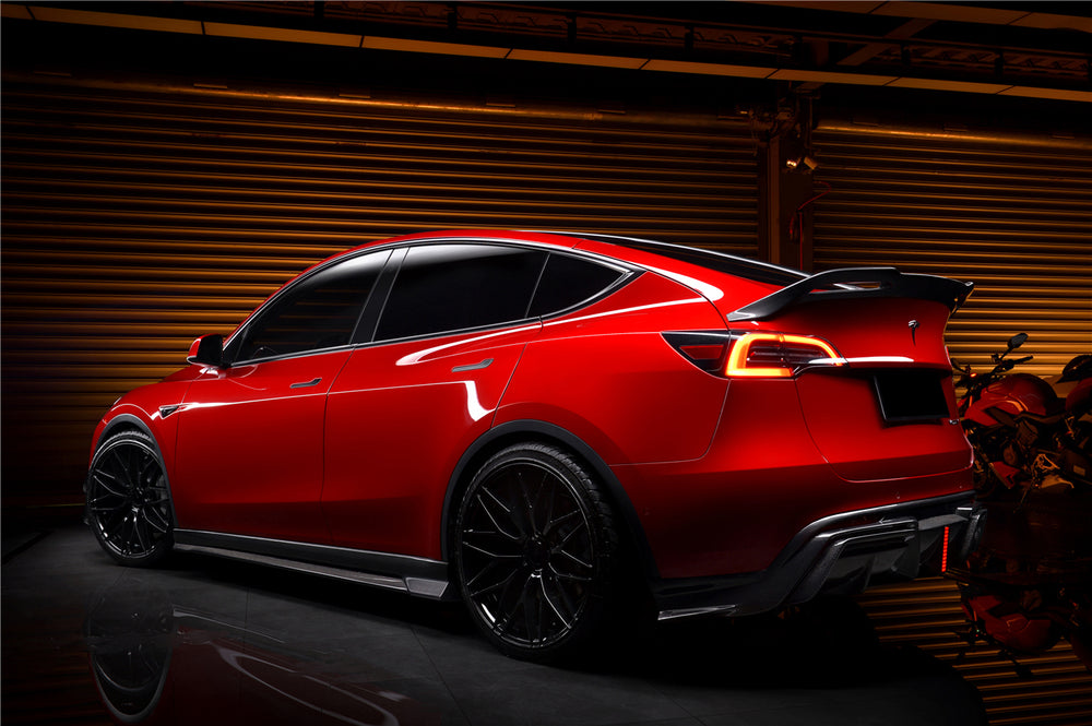 2020-2023 Tesla Model Y IMP Performance Carbon Fiber Side Skirts - DarwinPRO Aerodynamics