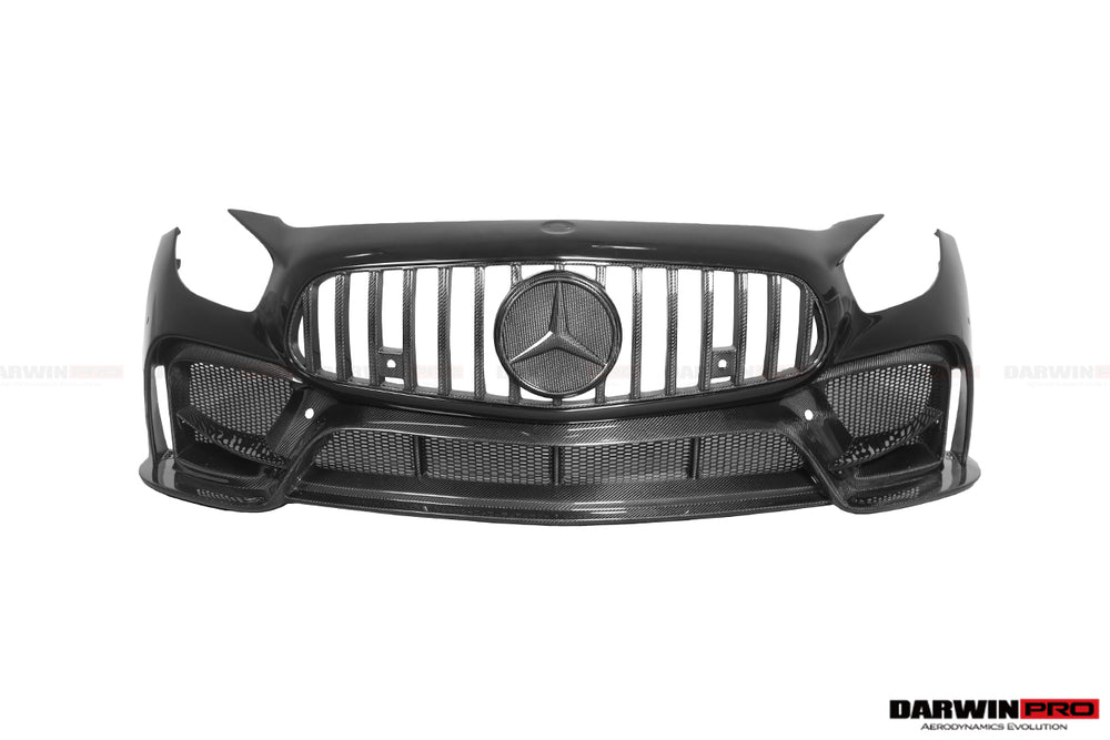 2015-2016 Mercedes Benz AMG GT/GTS IMP Performance Part Carbon Fiber Front Bumper w/ Grill - DarwinPRO Aerodynamics