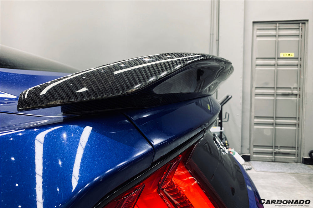 2014-2022 Ford Mustang BM Style Carbon Fiber Trunk Spoiler - Carbonado