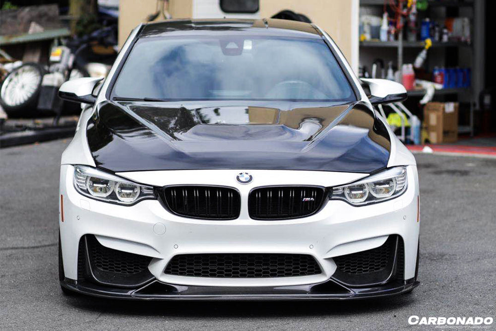 2014-2020 BMW M3 F80 & M4 F82 BS Style Carbon Fiber Front Lip - Carbonado