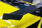  2015-2020 Lamborghini Huracan LP610/LP580 MD Style Carbon Fiber Trunk Spoiler w/ Base - Carbonado 