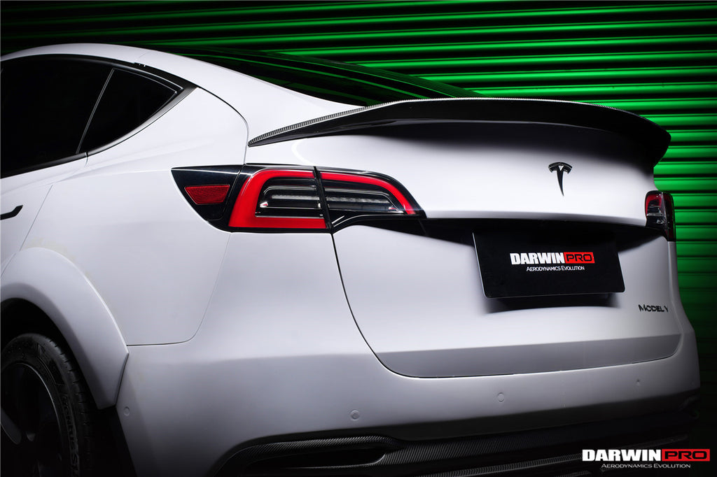 DarwinPro Carbon Fiber Rear Spoiler for Tesla Model Y – CarGym, spoiler tesla  model y 