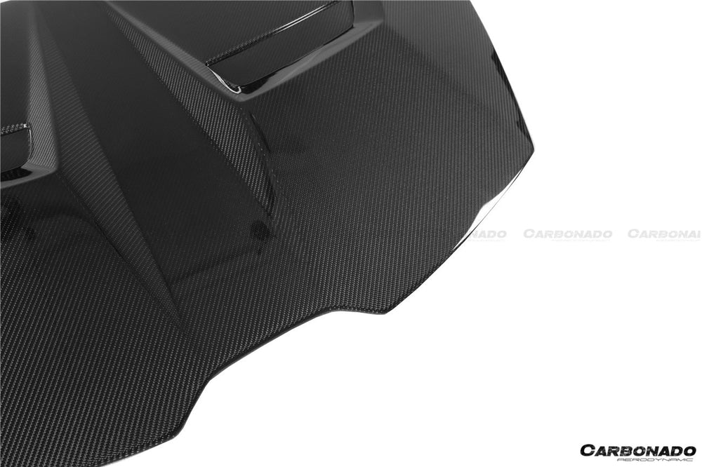 2015-2021 Lamborghini Huracan LP610/LP580/EVO VRS Style Carbon Fiber Hood - Carbonado