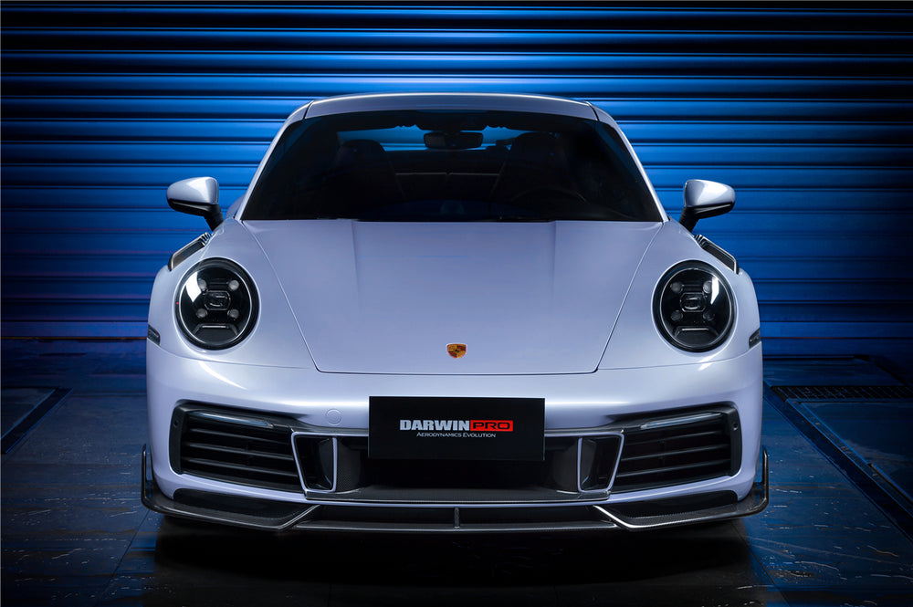 2019-2023 Porsche 911 992 Carrera S/4/4S/Targa/Cabriolet BKSS Style Front Lip - DarwinPRO Aerodynamics