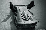  2011-2016 Lamborghini Aventador LP700 LP740 Coupe DC Style Carbon Fiber Engine Trunk - Carbonado 