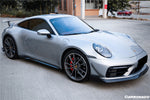  2019-2023 Porsche 911 992 Carrera/Targa Sport Design WP Style Dry Carbon Fiber Bumper Canards - Carbonado 