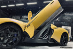  2020-UP Maserati MC20 OE Dry Carbon Fiber Side Skirts - Carbonado 