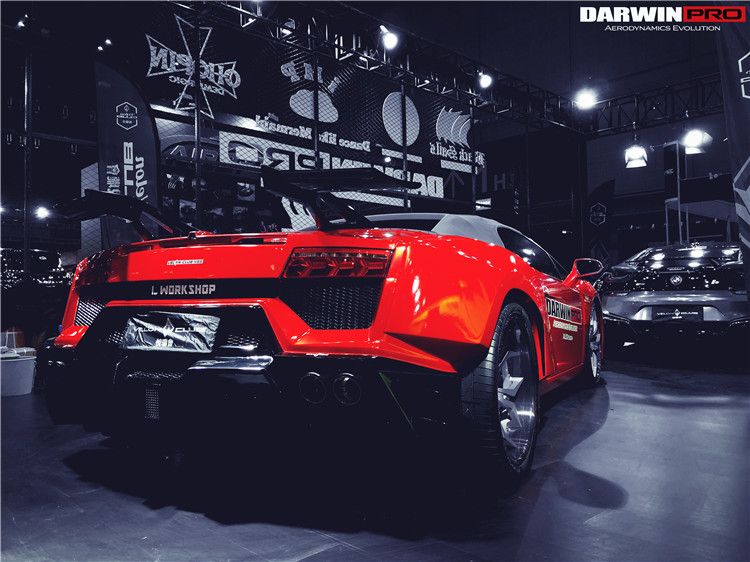 2004-2014 Lamborghini Gallardo Spyder Only IRON Trunk Spoiler - DarwinPRO Aerodynamics