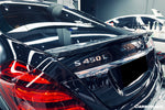  2014-2020 Mercedes Benz S Class W222 Sedan S63 S65 AMG RT Style Carbon Fiber Trunk Spoiler - Carbonado 