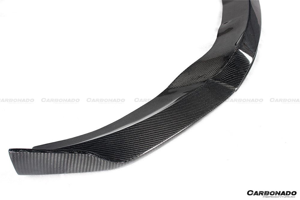 2014-2017 Porshe Macan GTS/Turbo/S ATS Style Carbon Fiber Front Lip - Carbonado