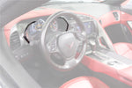  2013-2019 Corvette C7 Z06 Grandsport Dry Carbon Fiber Interior Dashboard Panel Decor Cover Trim 
