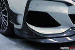  2018-2022 BMW 8 Series G14 Convertible/G15 Coupe/G16 4DR-Gran Coupe 840/850 IMP Performance Carbon Fiber Front Bumper Canards - DarwinPRO Aerodynamics 
