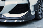  2018-2022 BMW 8 Series G14 Convertible/G15 Coupe/G16 4DR-Gran Coupe 840/850 IMP Performance Carbon Fiber Front Bumper Canards - DarwinPRO Aerodynamics 