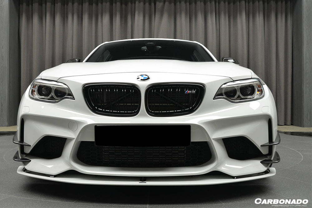2016-2021 BMW M2/M2C F87 AC Style Carbon FIber Front Lip - Carbonado