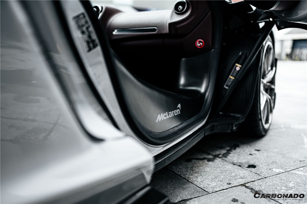 2020-2023 McLaren GT WP Style Dry Carbon Fiber Door Sills Trim - Carbonado