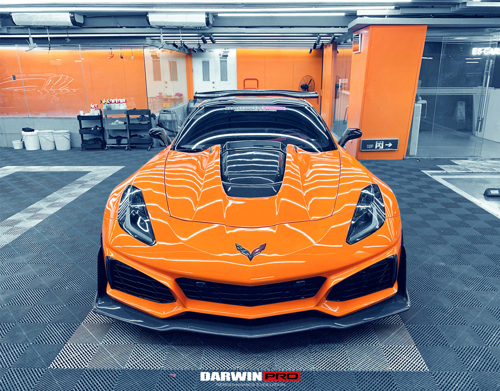 2013-2019 Corvette C7 Z51  ZR1-Style Front Conversion Body Kit - DarwinPRO Aerodynamics