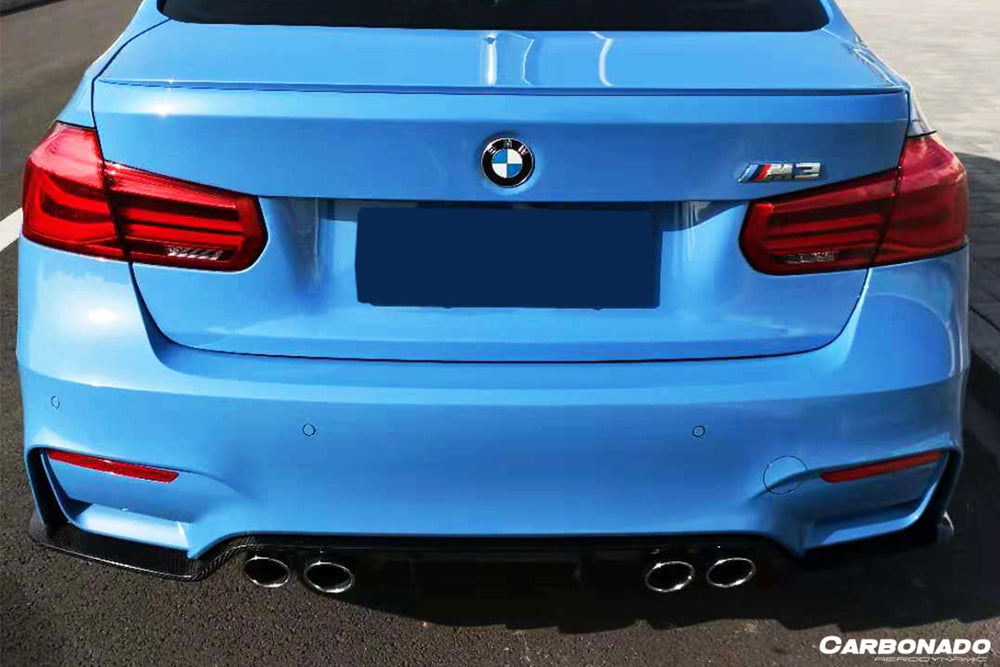 2014-2020 BMW M3 F80 & M4 F82 D Style Rear Diffuser - Carbonado