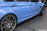  2014-2020 BMW M3 F80/M4 F82 MP Style Carbon Fiber Side Skirts Under Board - Carbonado 