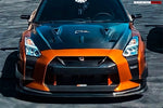  2017-2022 Nissan GTR R35 EBA BKSS Style Carbon Fiber Front Lip - DarwinPRO Aerodynamics 