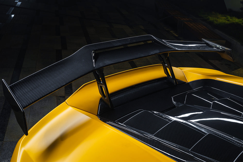 2019-2023 Lamborghini Huracan EVO OD Style Dry Carbon Trunk Spoiler Wing