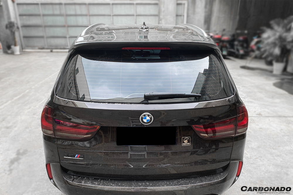 2014-2018 BMW X5/X5M F15 VS Style Carbon Fiber Roof Spoiler - Carbonado