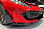  2018-UP Ferrari 812 Superfast /GTS MSY Style Front Bumper Side Vents - Carbonado 