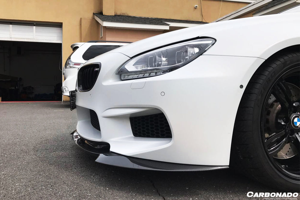 2013-2018 BMW M6 F12/F13/F06 VRS Style Carbon Fiber Front Lip - Carbonado