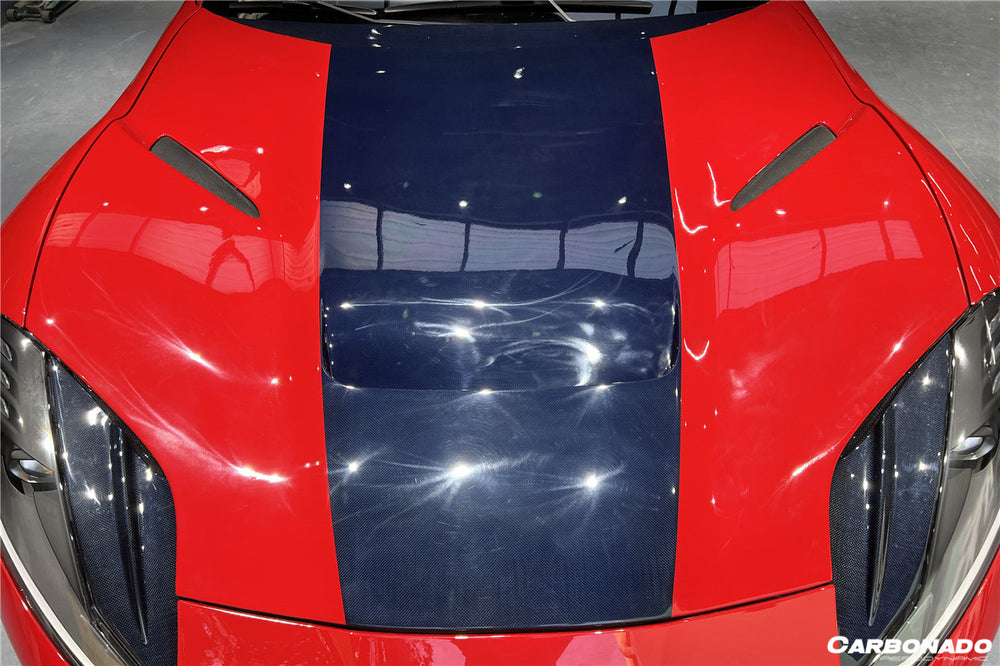 2018-UP Ferrari 812 Superfast /GTS MSY Style Hood - Carbonado