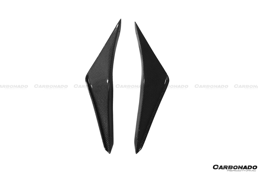 2014-2017 Ford Mustang AR Style Carbon Fiber Canards - Carbonado