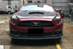  2015-2017 Ford Mustang HY Style Carbon Fiber Front Lip 2PCS 