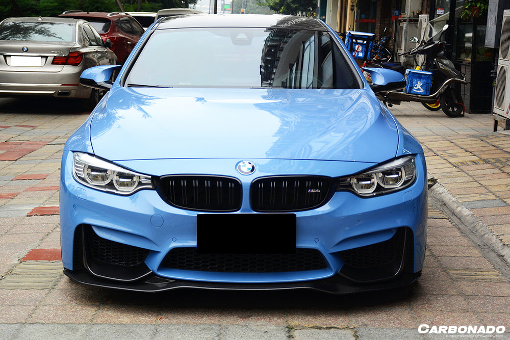 2014-2020 BMW M3 F80 & M4 F82 SM Style Front Lip - Carbonado