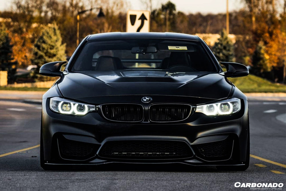 2014-2020 BMW M3 F80 & M4 F82 SM Style Front Lip - Carbonado