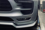  2014-2017 Porshe Macan GTS/Turbo/S ATS Style Carbon Fiber Front Lip - Carbonado 