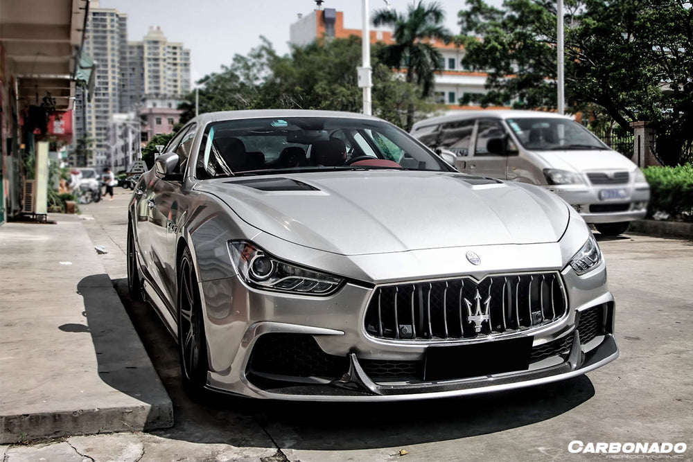 2014-2020 Maserati Ghibli EPC Style Hood - Carbonado