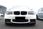  2008-2013 BMW 1M AF Style Carbon Fiber Front Lip Spiliter - Carbonado 
