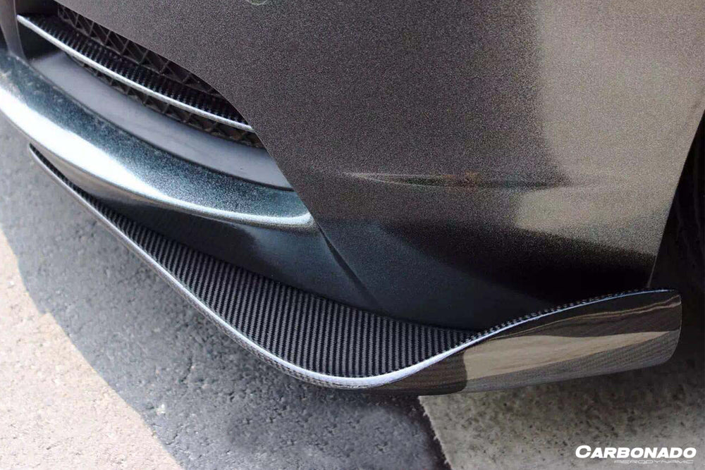 2009-2016 BMW Z4 E89 DP Style Carbon Fiber Front Bumper Splitter - Carbonado