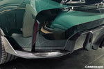  2021-UP BMW M3 G80 MP Style DRY Carbon Fiber Middle Rear Lip with Caps - Carbonado 