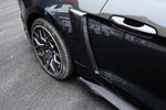  2014-2023 Ford Mustang Rsh Style Carbon Fiber Quarter Panel Side Scoops - Carbonado 