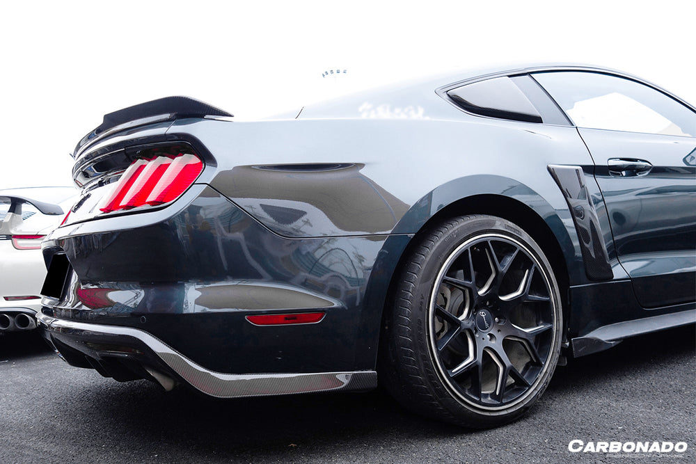 2014-2017 Ford Mustang Rsh Style Carbon Rear Diffuser - DarwinPRO Aerodynamics