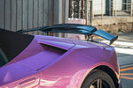  2015-2025 Lamborghini Huracan LP610 & LP580 & EVO & Tecnica MD Style Carbon Fiber Trunk Spoiler with Base 