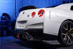 2017-2022 Nissan GTR R35 EBA BKSS Style Carbon Fiber Rear Diffuser - DarwinPRO Aerodynamics 