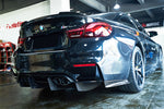  2014-2020 BMW M3 F80 & M4 F82 SM Style Carbon Fiber Rear Diffuser and Lip - Carbonado 