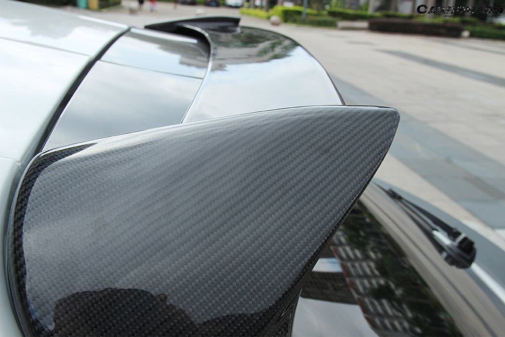2014-2019 Porsche Macan BS Style Carbon Fiber Roof Spoiler - Carbonado