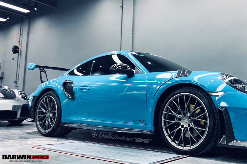 2016-2018 Porsche 911 991.2 Carrera/Targa 4/4S GT2RS Style Carbon Fiber Quarter Panel Side Scoops - DarwinPRO Aerodynamics