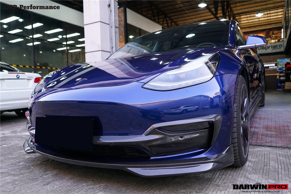 2017-2023 Tesla Model 3 IMP Performance Carbon Fiber Full Kit - DarwinPRO Aerodynamics