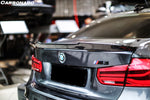  2014-2020 BMW M3 F80 / 3 Series F30 F35 VRS Style Carbon Fiber Trunk Spoiler - Carbonado 