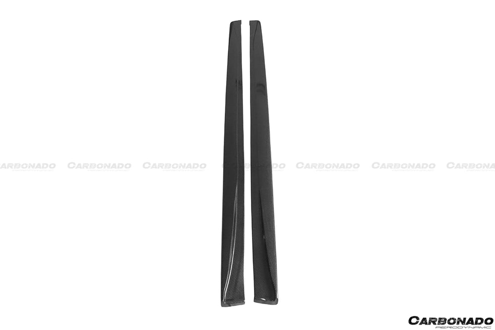 2014-2020 BMW M3 F80 VA Style Carbon Fiber Side Skirts - Carbonado
